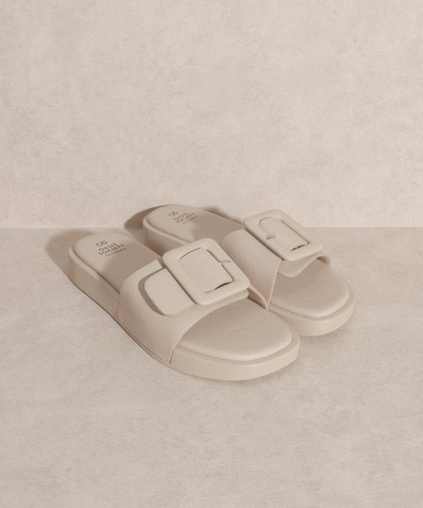 OASIS SOCIETY Daisy - Single Buckle Slide - Tigbul's Variety Fashion Shop