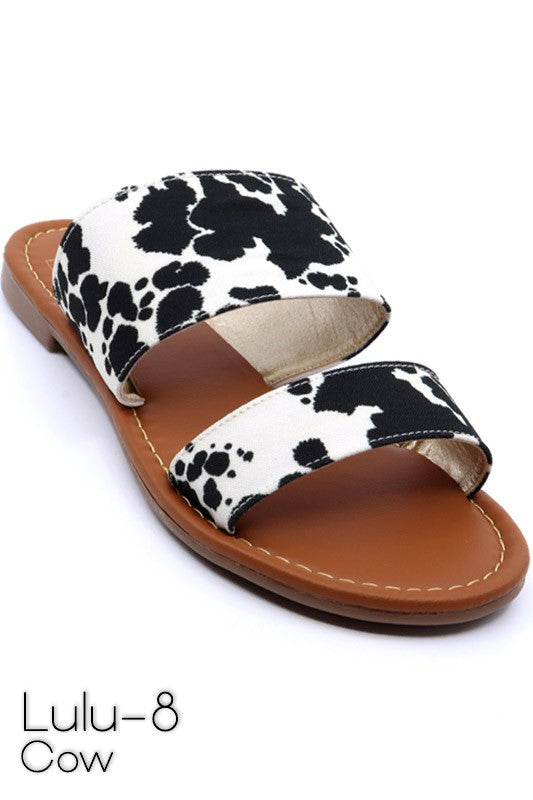 Two Band Slide Sandal - Tigbul's Variety Fashion Shop