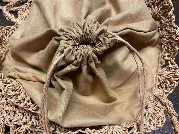 STRAW BEACH BAG - Tigbul's Variety Fashion Shop
