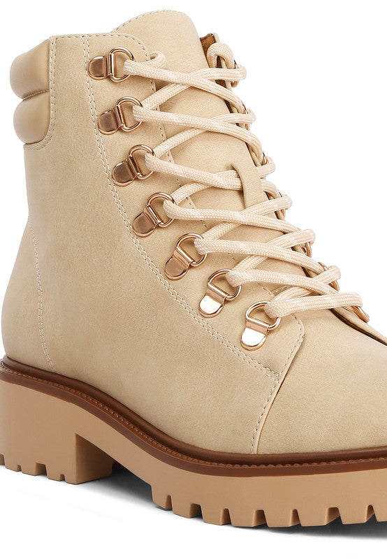 SHIRLY SOFT LEATHER LACE-UP BOOTS - Tigbul's Variety Fashion Shop