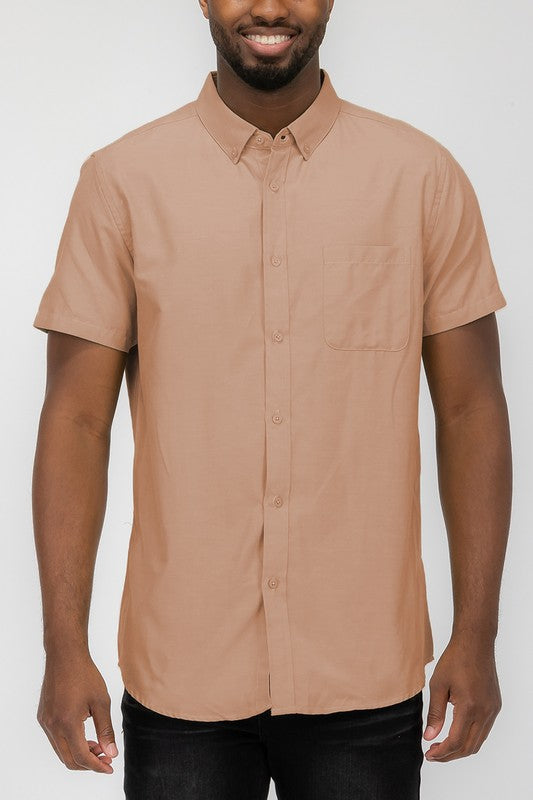 Men's Short Sleeve Button Down Shirts - Tigbul's Variety Fashion Shop