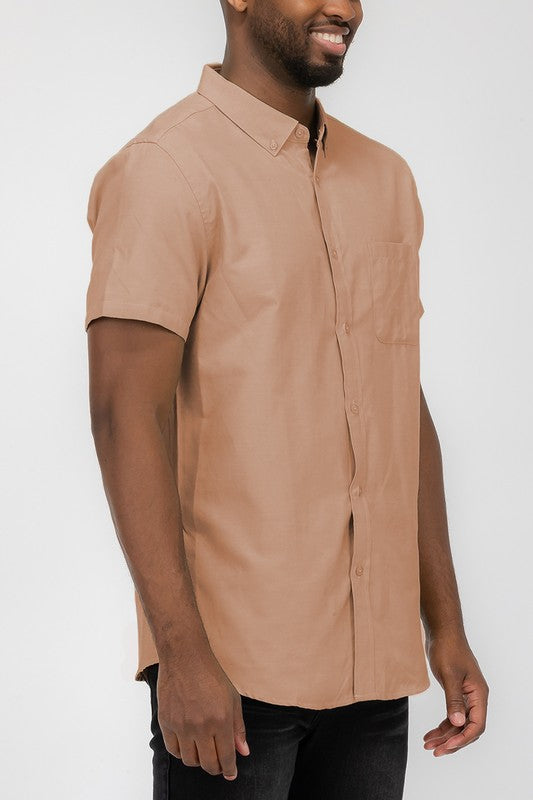 Men's Short Sleeve Button Down Shirts - Tigbul's Variety Fashion Shop
