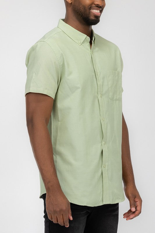Men's Short Sleeve Button Down Shirts - Tigbul's Variety Fashion Shop