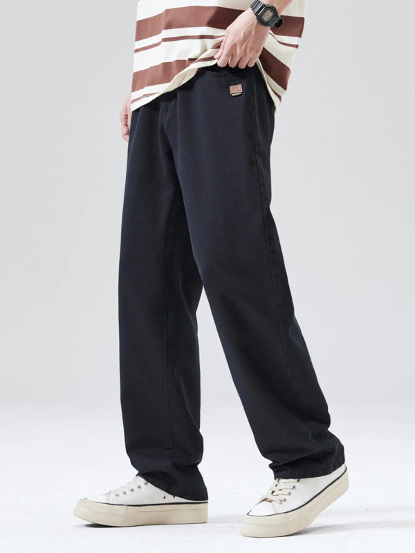 Men's Full Size Wide Leg Pants Plus Size - Tigbul's Variety Fashion Shop