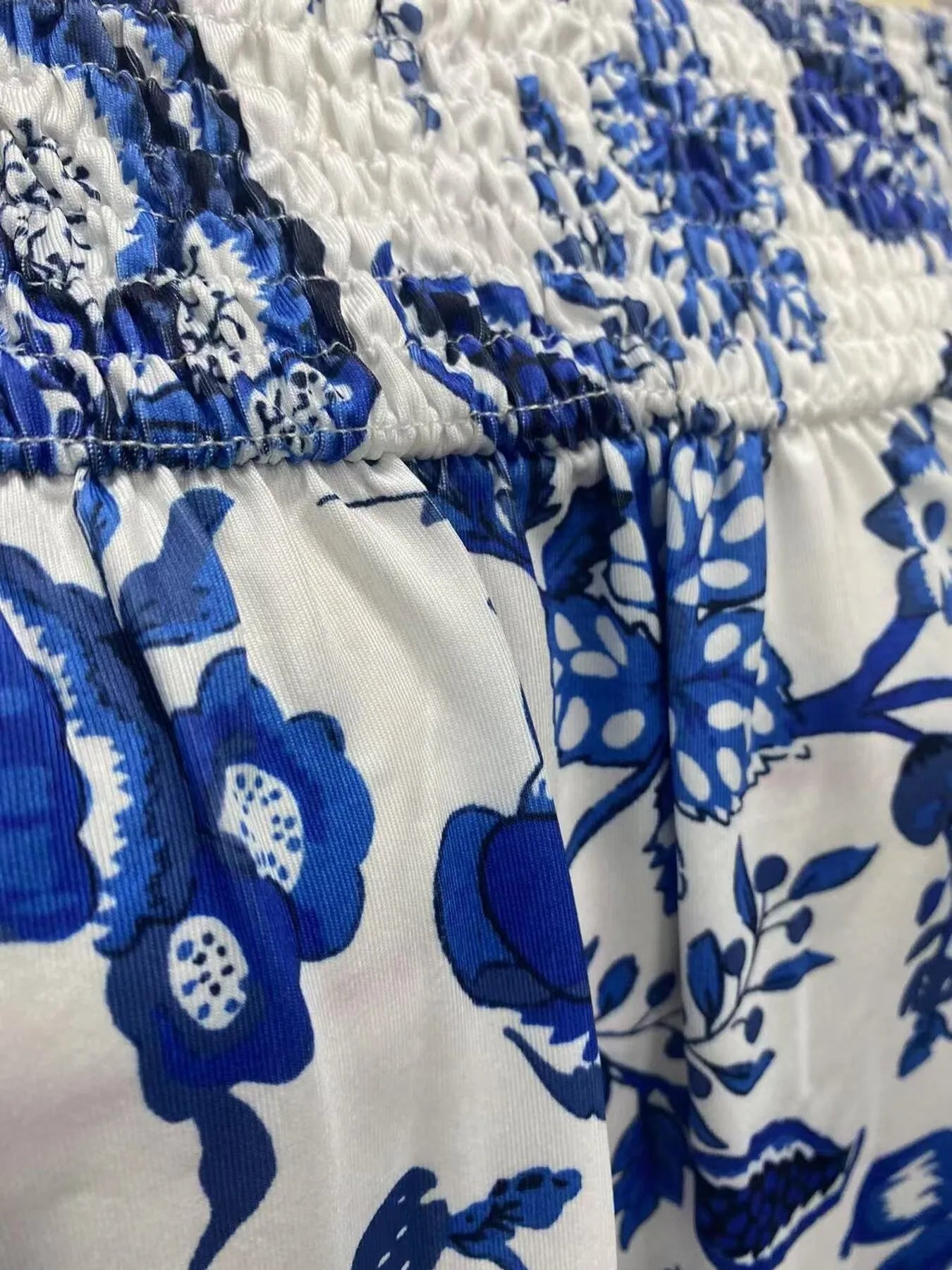 Off-Shoulder Floral Print Blouse - Tigbul's Variety Fashion Shop
