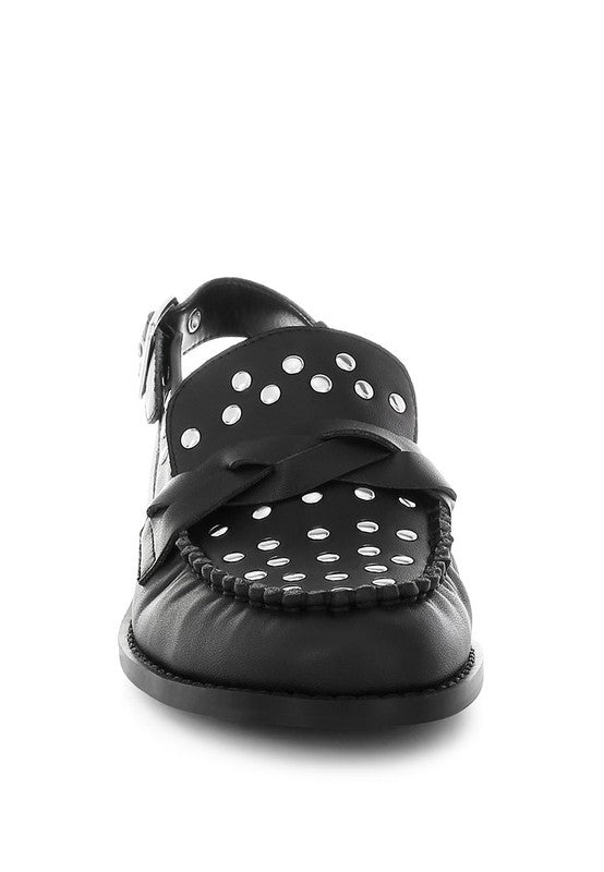 Remykin Braided Penny Strap Loafers - Tigbul's Variety Fashion Shop