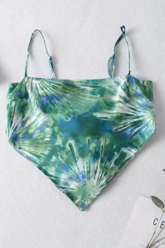 Cropped scarf tank top - Tigbul's Variety Fashion Shop