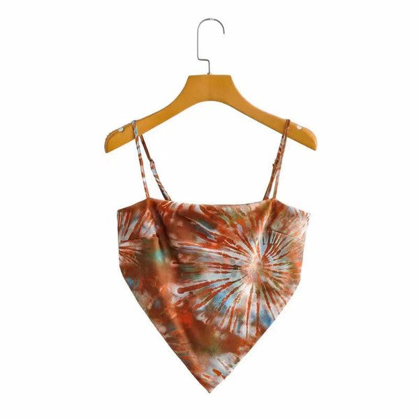Cropped scarf tank top - Tigbul's Variety Fashion Shop