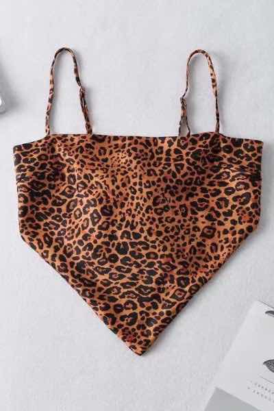 Cropped scarf tank top - Tigbul's Variety Fashion Shop