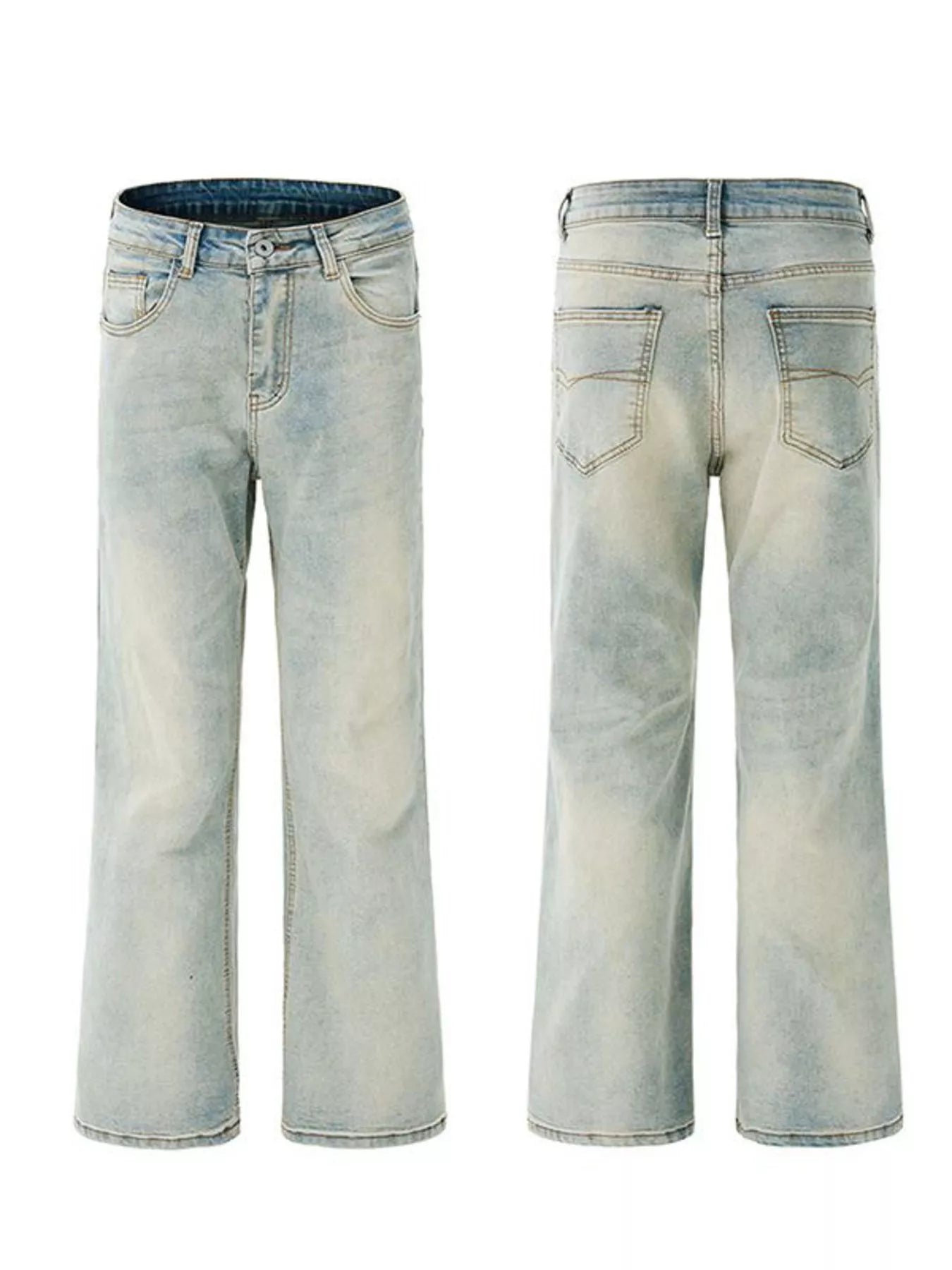Men's Wash Flare Jeans - Tigbul's Variety Fashion Shop