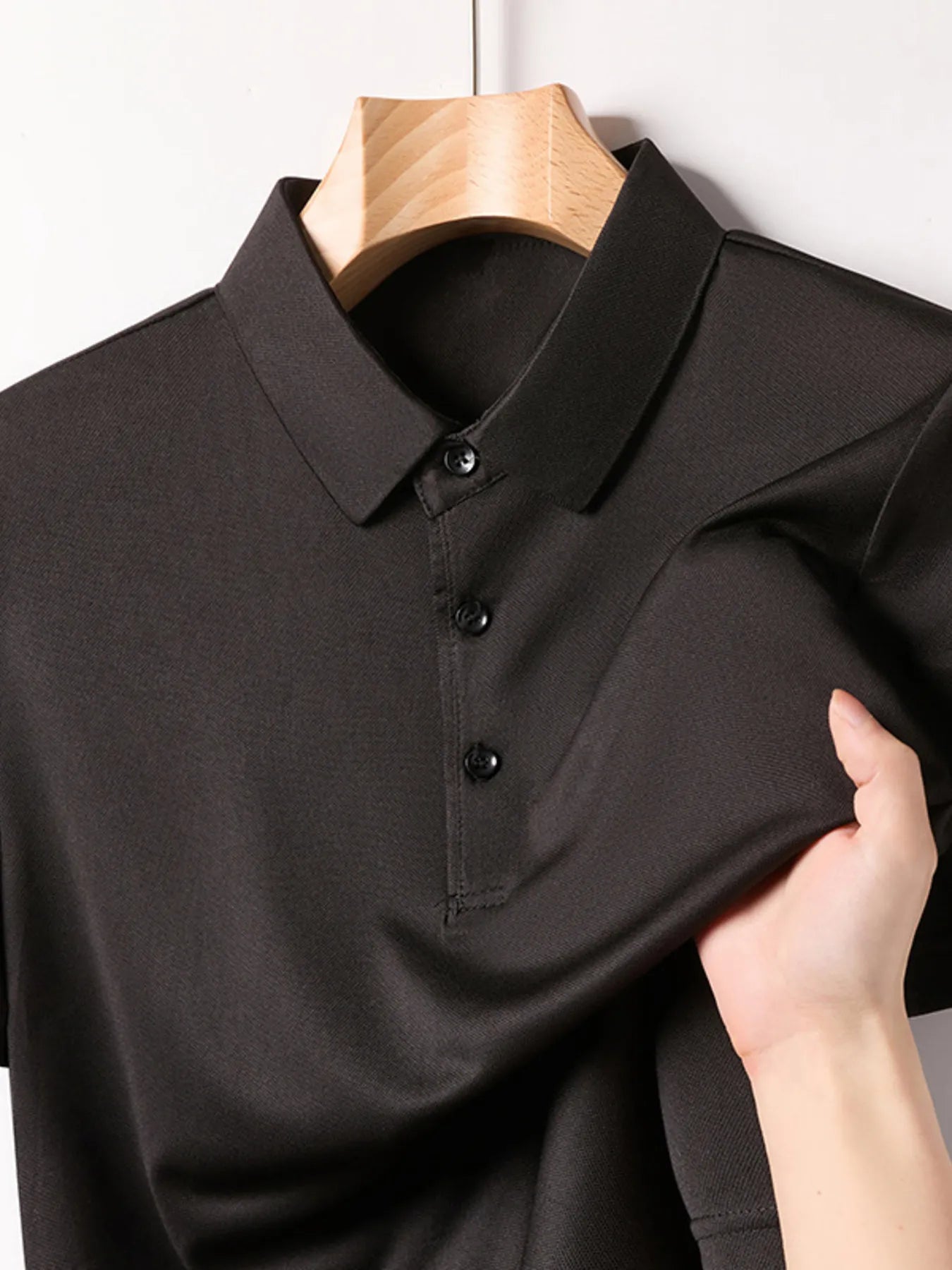 Men's Plus Size Button Detail Short Sleeve Polo - Tigbul's Variety Fashion Shop