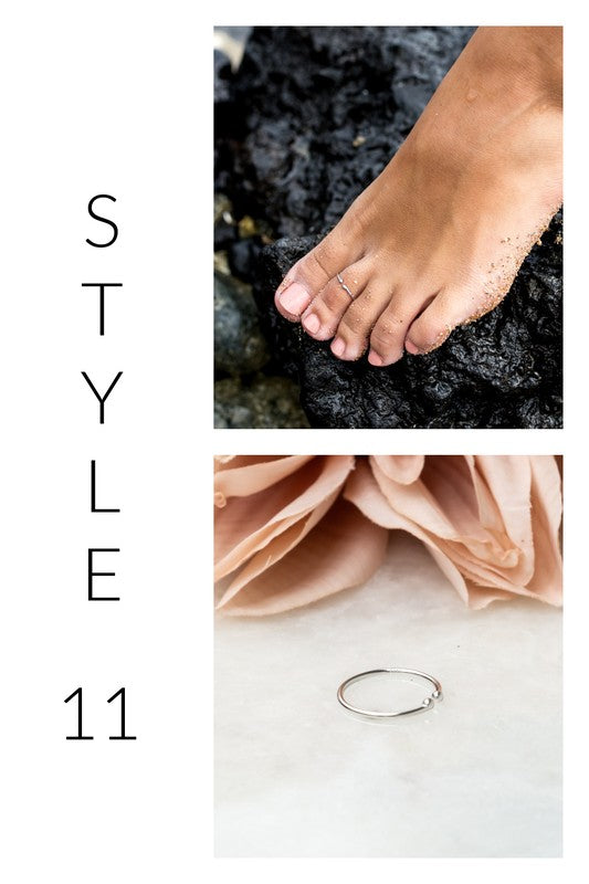 Sterling Silver Toe Rings - Tigbul's Variety Fashion Shop