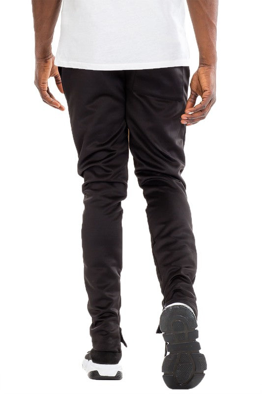 SOLID COLOR PLAIN BASIC TRACK PANTS - Tigbul's Variety Fashion Shop