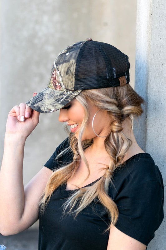 CC Mossy Oak Baseball Cap Hat - Tigbul's Variety Fashion Shop