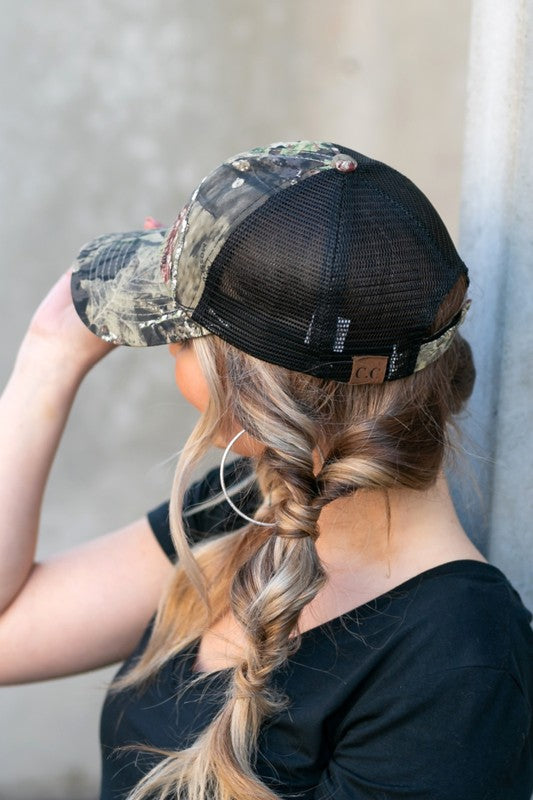 CC Mossy Oak Baseball Cap Hat - Tigbul's Variety Fashion Shop