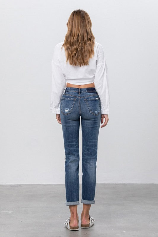 Ripped Boyfriend Jeans - Tigbul's Variety Fashion Shop