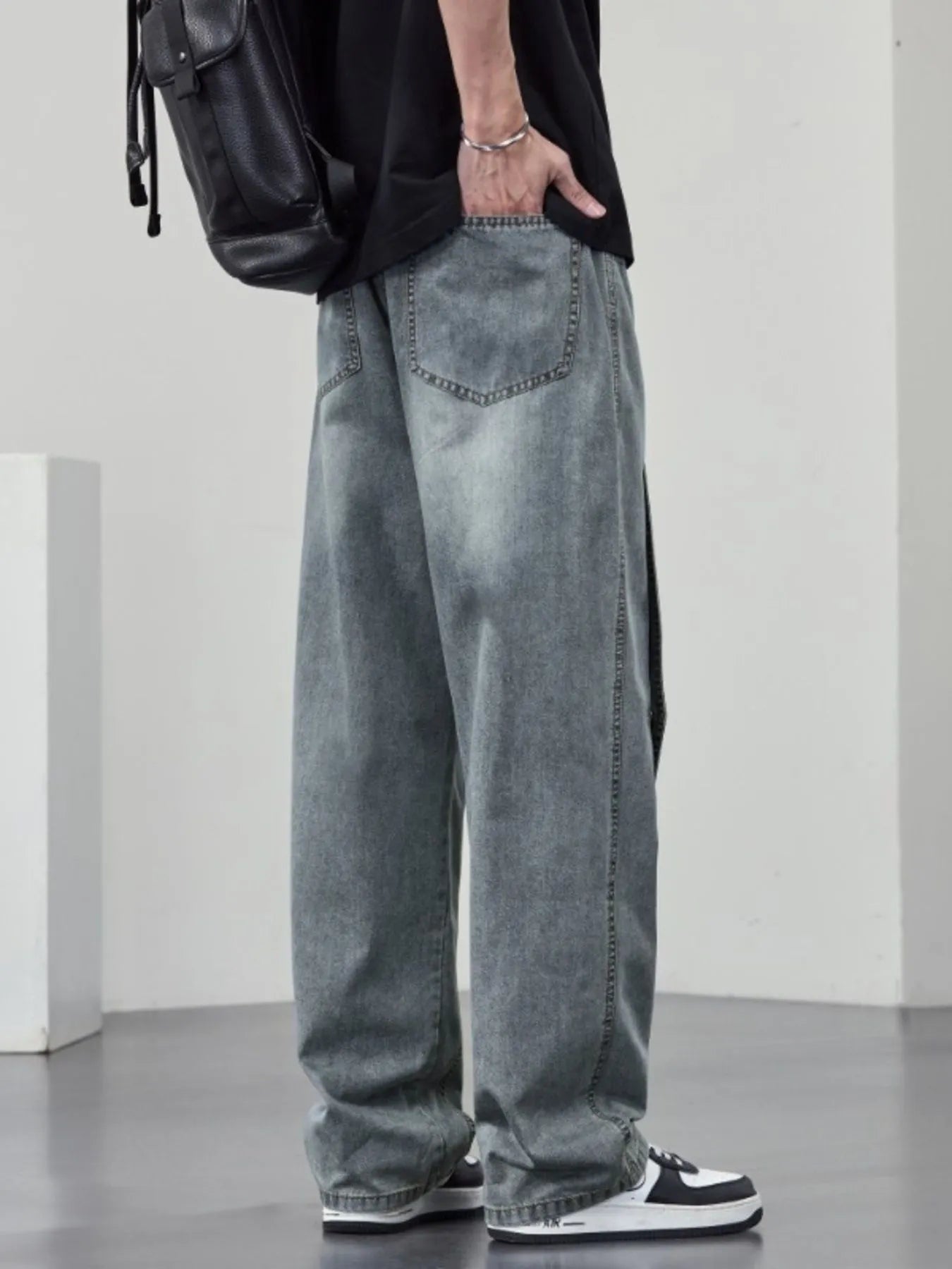 Men's Plus Size Wide Leg Jeans - Tigbul's Variety Fashion Shop