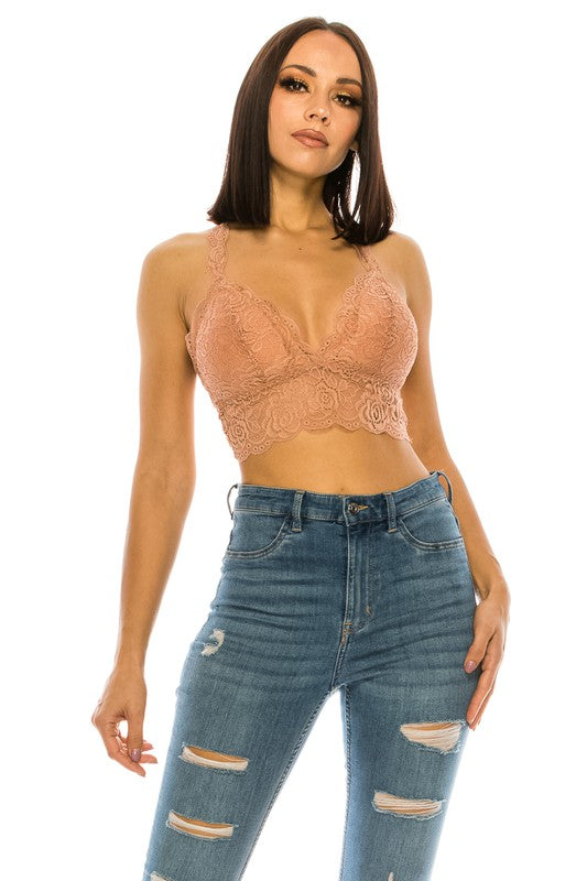 Lace Crop Top - Tigbul's Variety Fashion Shop