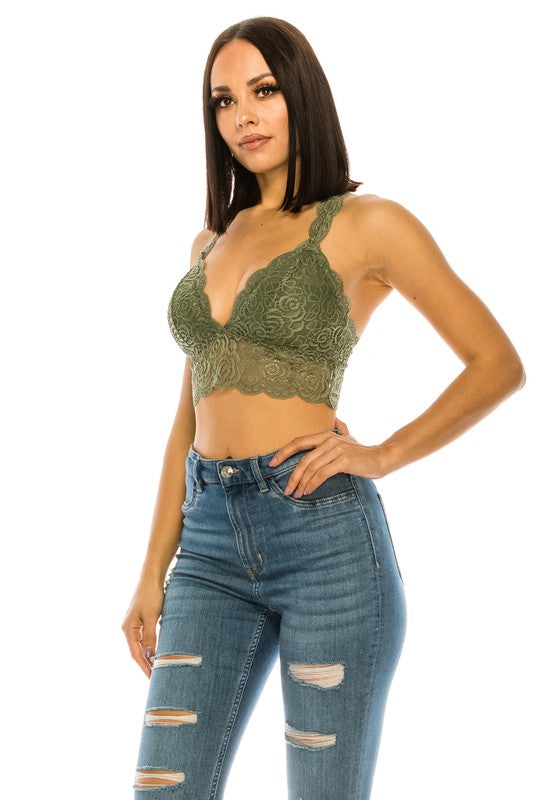 Lace Croptop - Tigbul's Variety Fashion Shop