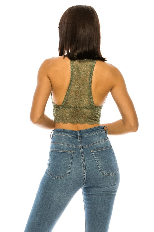 Lace Croptop - Tigbul's Variety Fashion Shop