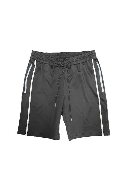 TAPED STRIPE SHORTS - Tigbul's Variety Fashion Shop