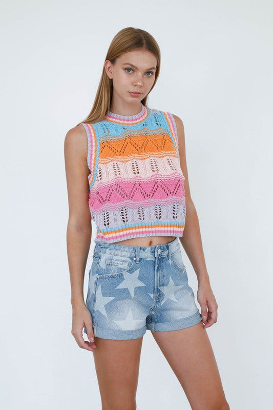 Star Print Shorts - Tigbul's Variety Fashion Shop