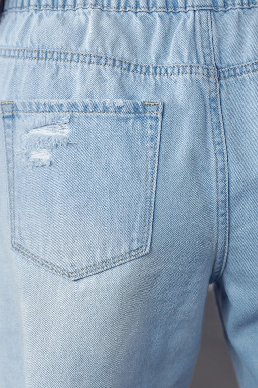 High Rise Drawstring Shorts - Tigbul's Variety Fashion Shop