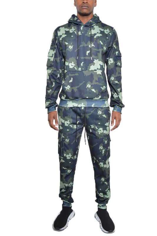 FULL CAMO HOODIE COTTON SWEAT SET - Tigbul's Variety Fashion Shop