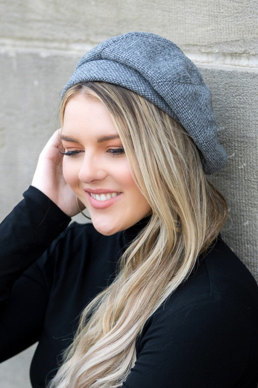 Fold Over Beret - Tigbul's Variety Fashion Shop