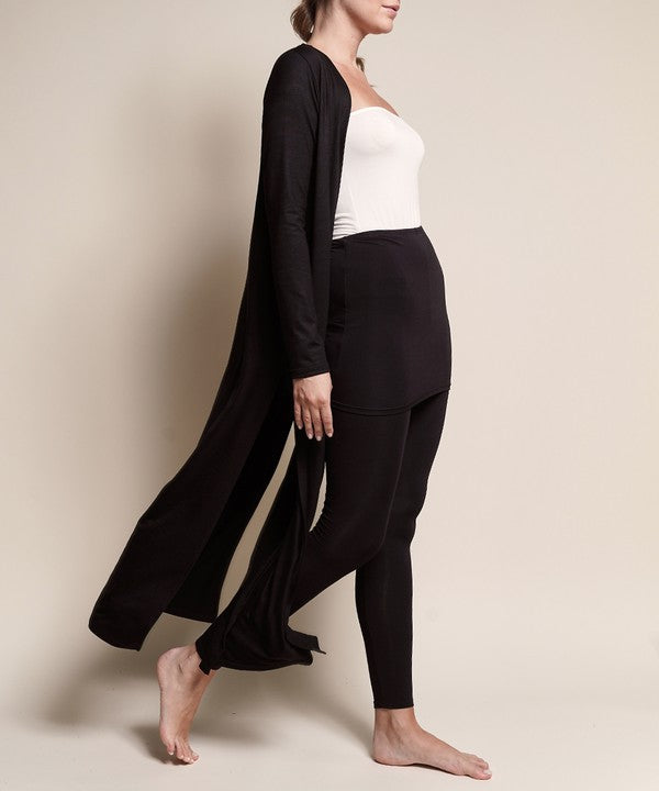 BAMBOO MAXI LONG CARDIGAN - Tigbul's Variety Fashion Shop