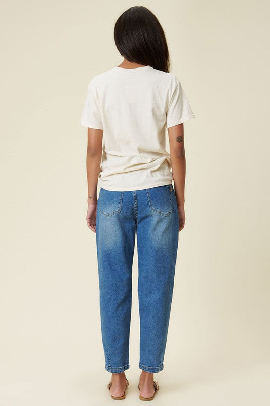 Distressed Slouchy Jean - Tigbul's Variety Fashion Shop