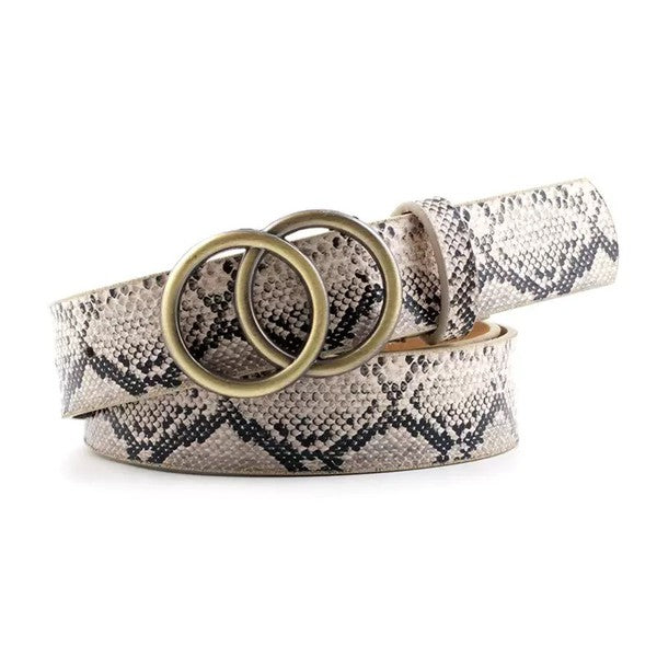 Double O-Ring Belt - Tigbul's Variety Fashion Shop