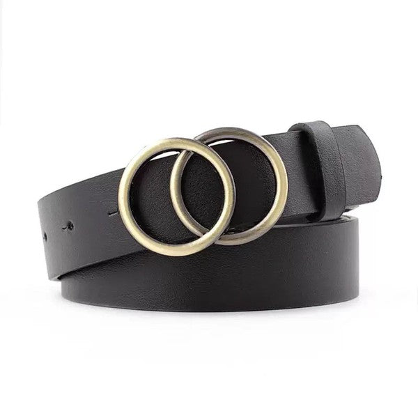 Double O-Ring Belt - Tigbul's Variety Fashion Shop
