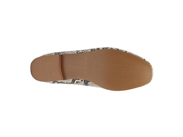 JULIA LEATHER POINTED LOAFERS - Tigbul's Variety Fashion Shop