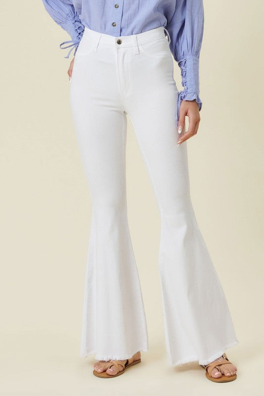 High Waisted Flare Jeans - Tigbul's Variety Fashion Shop