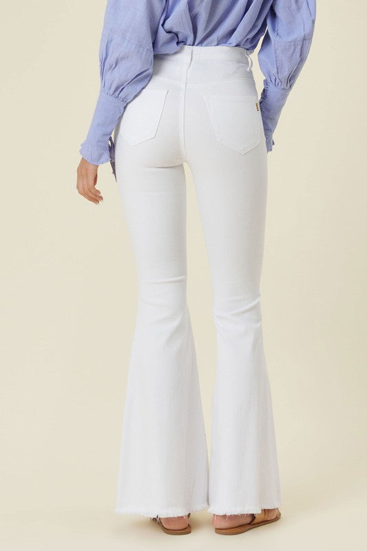 High Waisted Flare Jeans - Tigbul's Variety Fashion Shop