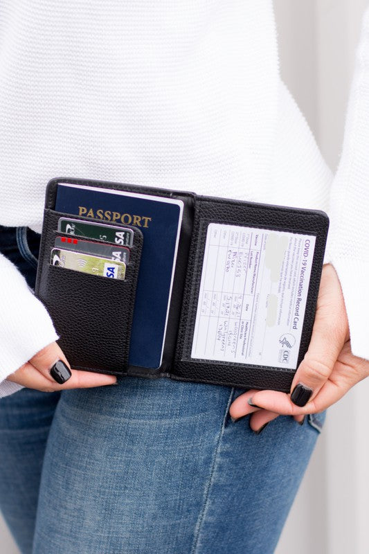 Passport and Vaccine Credit Card Wallet - Tigbul's Variety Fashion Shop