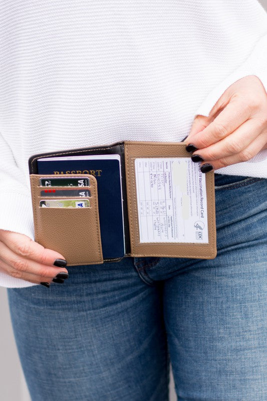 Passport and Vaccine Credit Card Wallet - Tigbul's Variety Fashion Shop