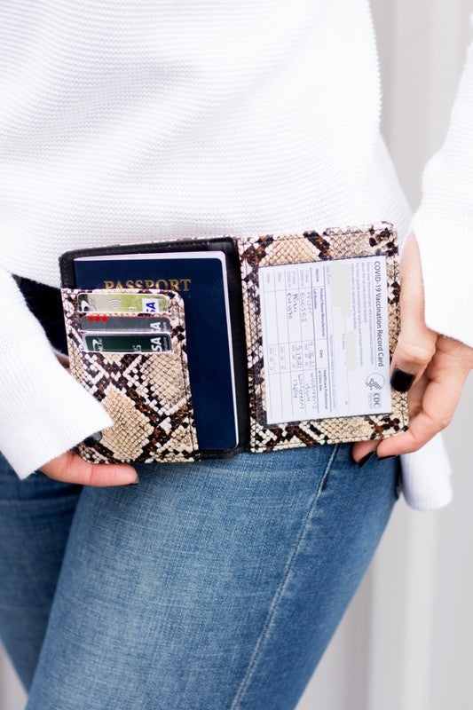 Passport and Vaccine Credit Card Wallet - Tigbul's Variety Fashion Shop