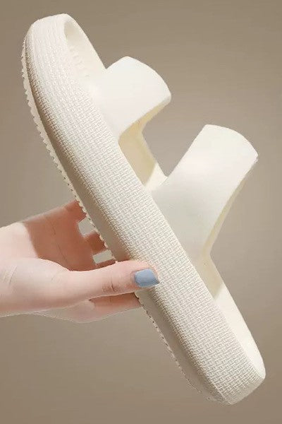 Double strap slide sandals - Tigbul's Variety Fashion Shop