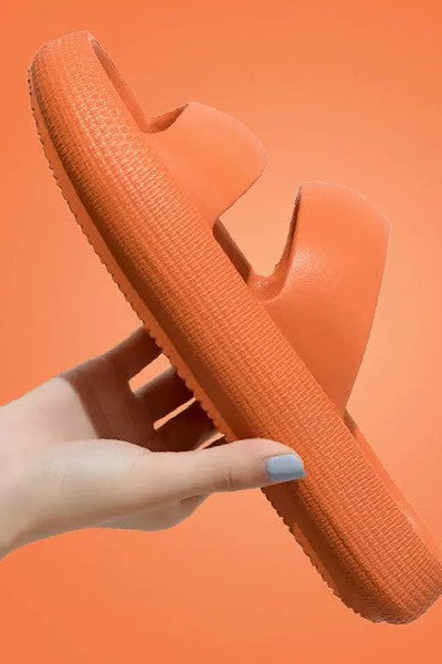 Double strap slide sandals - Tigbul's Variety Fashion Shop