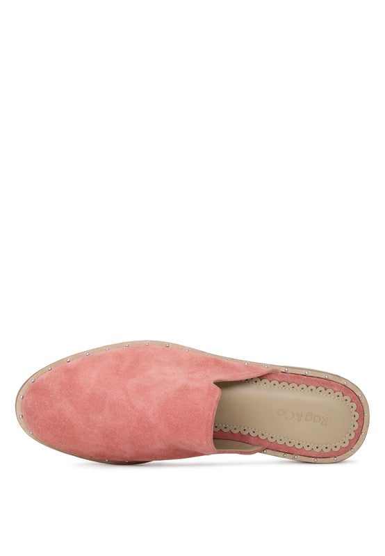 RAG & CO Canvas / Suede Mules - Tigbul's Variety Fashion Shop