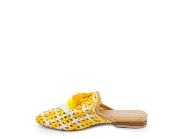 Woven Flat Mules with Tassels - Tigbul's Variety Fashion Shop