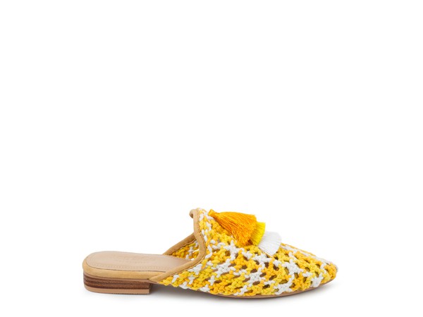 Woven Flat Mules with Tassels - Tigbul's Variety Fashion Shop