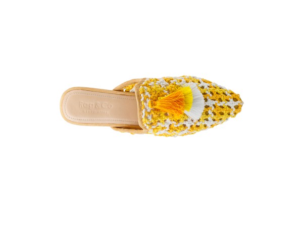 Woven Flat Mules with Tassels - Tigbul's Variety Fashion Shop