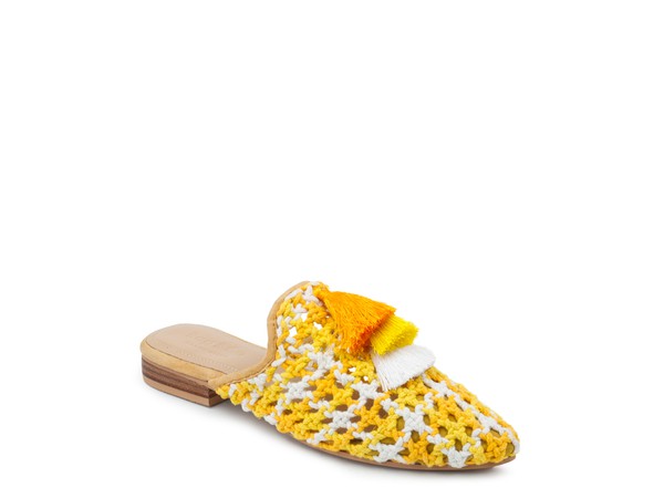 Woven Flat Mules with Tassels - Tigbul's Variety Fashion Shop