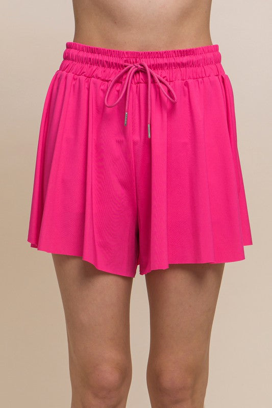 Activewear Two In One Drawstring Shorts - Tigbul's Variety Fashion Shop