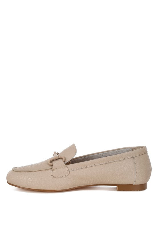 Taranis Monochromatic Horsebit Loafers - Tigbul's Variety Fashion Shop