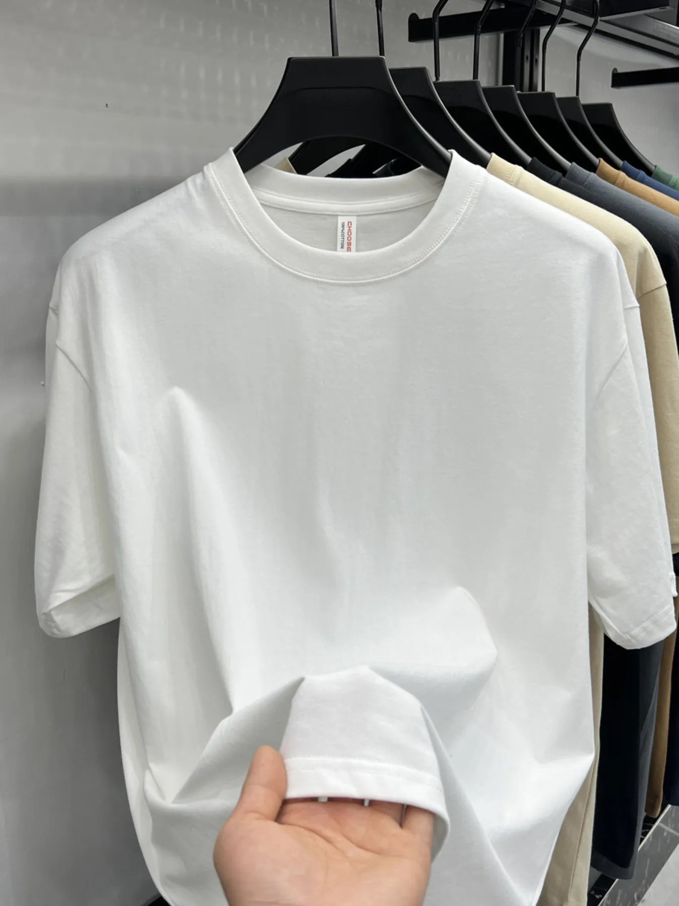 Men's Plus Size Round Neck Short Sleeve T-Shirt - Tigbul's Variety Fashion Shop