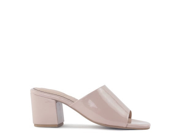 LONDON RAG DUMPLINN Slip-On Block Heel Sandal - Tigbul's Variety Fashion Shop